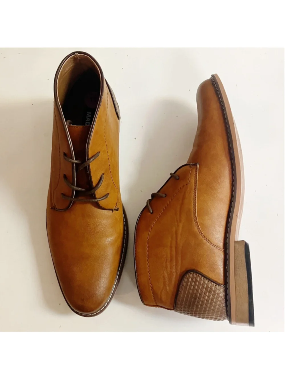 Office Everyday Dress Steve Madden Mens Mid-top Ankle Chukka Boots SZ 11 Cognac
